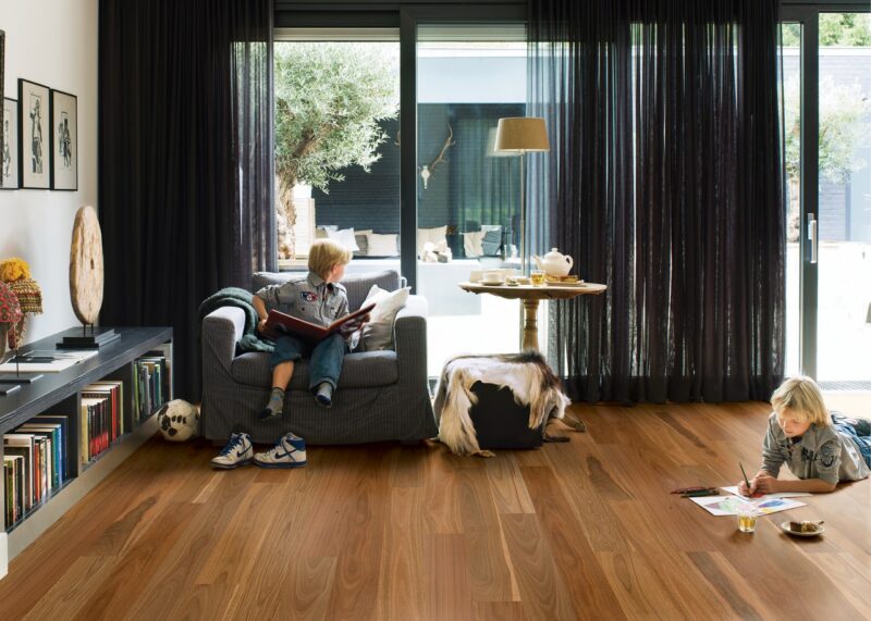 Parket | Spotted gum 1 strip high sheen