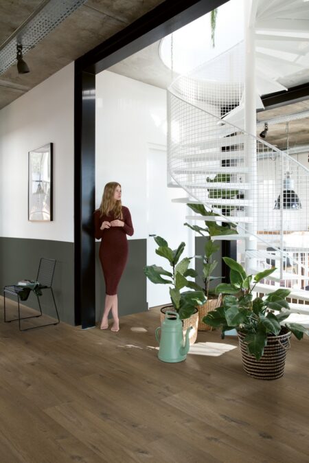 Vinil | Linen oak dark brown