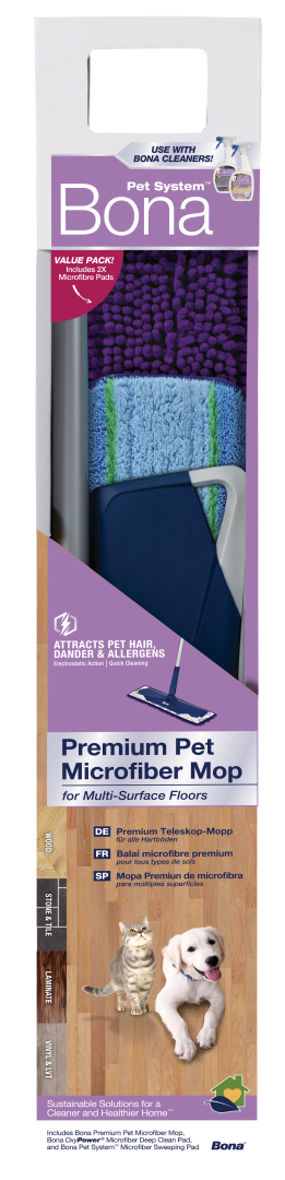Bona Pet System™ Premium Pet Microfiber Mop
